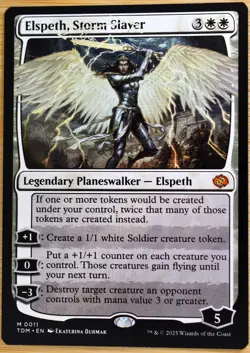 Elspeth, Storm Slayer - Tarkir: Dragonstorm, Mythic Rare #0011 Regular Near Mint - Image 1