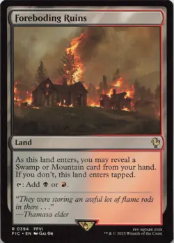 Foreboding Ruins R Commander: FINAL FANTASY 394 NM MTG - Image 1