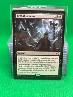 MTG - LETHAL SCHEME - Caverns of Ixalan Com (R) - Image 1