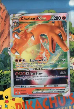 Pokemon TCG Charizard VSTAR Crown Zenith 019/159 Holo Ultra Rare NM/M - Image 1