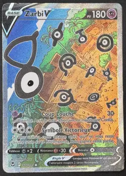 CARTE POKEMON ZARBI V 177/195 🇫🇷 FR 🇫🇷 TEMPETE ARGENTEE - Image 1