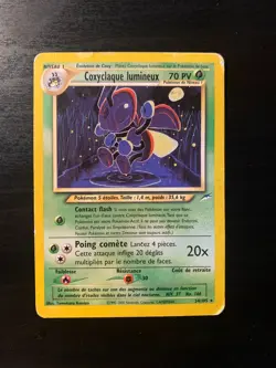 Carte Pokemon : Coxyclaque Lumineux 24/105 Neo Destiny Edition 2 Francaise - Image 1