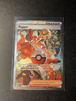 Pokemon Pepper SAR | Deutsch 235/091 Paldeas Schicksale | Near Mint - Image 1