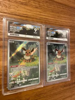 Pokemon Eevee Special Art Chinese Gem Pack Vol 2 0115/15 Ace Grading BUNDLE 10+9 - Image 3