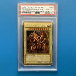 Yu-Gi-Oh! The Winged Dragon of Ra Game Boy ADV Secret Rare Promo GBI-003 PSA 8 - Image 1