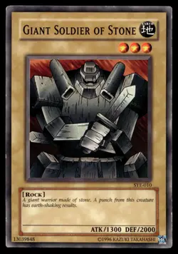 GIANT SOLDIER OF STONE SYE-010 COMMON STARTER DECK: YUGI EVOLUTION YU-GI-OH - Image 1