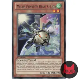 Yugioh Mecha Phantom Beast O-Lion PRIO-EN026 Rare 1st Edition NM - Image 1