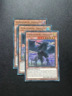 Yugioh - Punishment Dragon X3 Playset - Ultra Rare - RA03 - 1st - Image 1