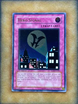 Yugioh Hero Signal TLM-EN049 Ultimate Rare 1st Ed NM - Image 1