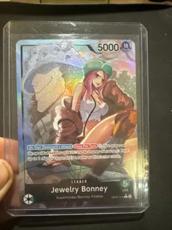 Jewelry Bonney OP07-019 Alt Art Leader One Piece TCG - ENGLISH NEAR MINT - Image 1