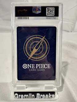 2022 One Piece Romance Dawn OP01-120 Shanks SEC PSA 9 PRB01 - Image 2