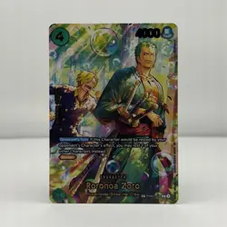 One Piece TCG NM OP14 Roronoa Zoro SP PRB02-006 EB04 - Image 1