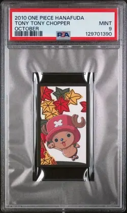 PSA 9 MINT 2010 ONE PIECE HANAFUDA TONY TONY CHOPPER OCTOBER - Image 1