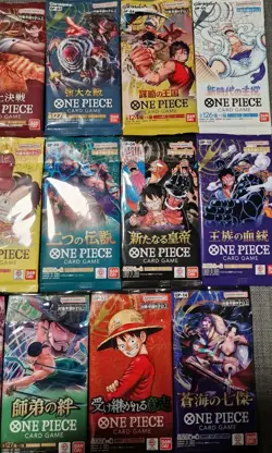 One Piece TCG Booster Packs Lot - OP01-OP14 Full Set 14xBooster JPN New - Image 3