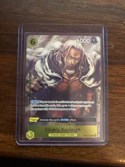 Silvers Rayleigh OP14-108 The Azure Sea's Seven ENGLISH OP14 One Piece FULL ART - Image 1
