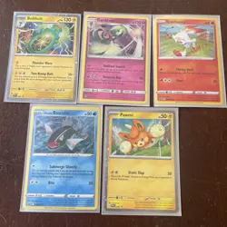 Pokemon Lot 5 Black Star Promo Cards Bellibolt Gardevoir Pawmi Scorbunny Holo - Image 1