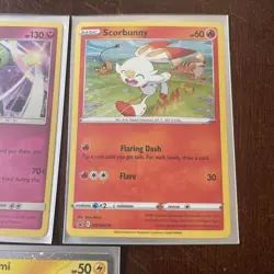 Pokemon Lot 5 Black Star Promo Cards Bellibolt Gardevoir Pawmi Scorbunny Holo - Image 4