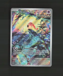Scream Tail SVP065 SV Full Art Black Star Promo Holo Pokemon Card LP+ - Image 1