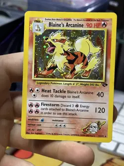 PRIVATE LISTING 3 CARD LOT Blaine's Arcanine 1/132 Gym Challenge Pokemon Card - Image 3