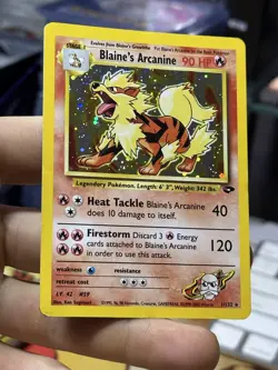 PRIVATE LISTING 3 CARD LOT Blaine's Arcanine 1/132 Gym Challenge Pokemon Card - Image 5