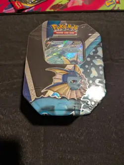Pokemon TCG: Eevee Evolutions Tin - [Vaporeon V] Factory Sealed Shipped Fast - Image 1