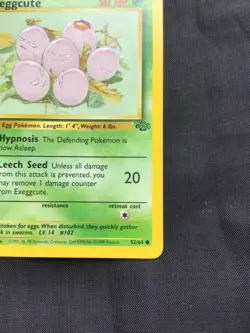 Pokemon Cards: Jungle 1st Edition Common: Exeggcute 52/64 - Image 4