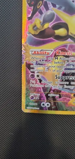 Alakazam EX 125/124 XY Fates Collide Full Art Secret Rare 2016 Pokemon Card 125/ - Image 5