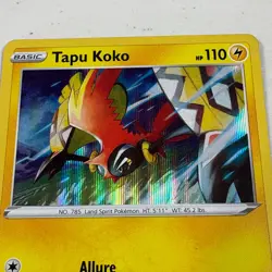 Pokemon TAPU KOKO 61/189 Holo Rare Card TCG Darkness Ablaze - Image 2