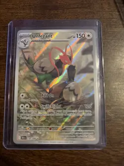Unfezant Illustration Rare Black Bolt 150/086 Pack Fresh Pokemon Card TCG - Image 2