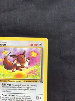 Pokemon Cards: Jungle 1st Edition Common: Eevee 51/64 - Image 3
