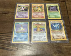 Six Holographic Pokemon Trading Cards That Are Gently Used. See Photos - Image 2