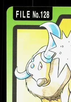 Tauros NO. 128 Bandai Carddass Series 3-4 LP Japanese Pokemon Card TCG - Image 2