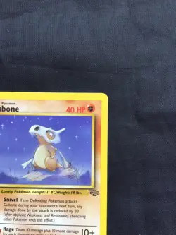 Pokemon Cards: Jungle 1st Edition Common: Cubone 50/64 - Image 3