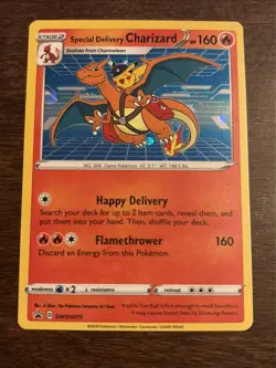Special Delivery Charizard Swsh075 Swsh: Sword & Shield Promo Cards Holo - Image 3