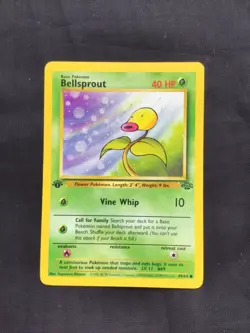 Pokemon Cards: Jungle 1st Edition Common: Bellsprout 49/64 - Image 1