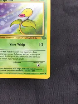 Pokemon Cards: Jungle 1st Edition Common: Bellsprout 49/64 - Image 4