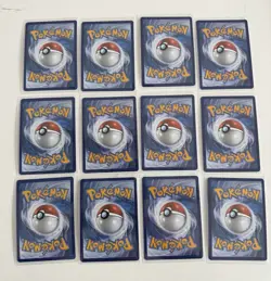 POKEMON CARD LOT - Pokeball Reverse Holo Patterns - Lot of 12 - NM/MINT - Image 2