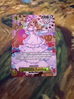 Charlotte Pudding OP03-112 SP Two Legends OP-08 One Piece Card Game NM English - Image 1