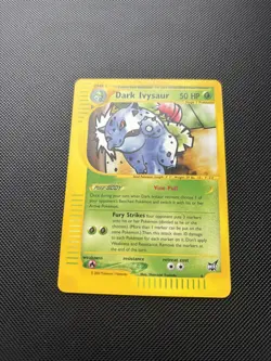 Pokemon Card Best of Game Dark Ivysaur 6/9 Promo WOTC 2002 - Image 2