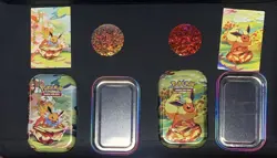 8x Prismatic Evolutions Mini Tins FULL set, Art -NO CARDS Empty - Image 3