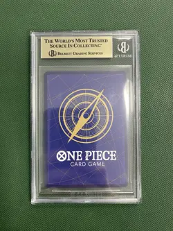 BGS 9.5 Monkey D Luffy P-043 Shonen Jump Holo Promo One Piece Card Japanese - Image 2