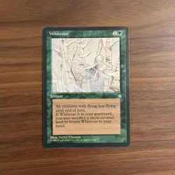 Whiteout LP Ice Age 1995 Magic the Gathering Card MTG TCG - Image 1