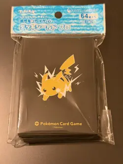 Pokemon Center Limited Card Deck Shield Pro Pikachu Sleeves 64pcs Japan import - Image 1