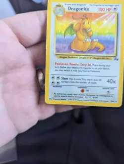 Pokemon TCG Dragonite 4/62 Fossil Unlimited Rare Holo Pokemon Card WOTC - Image 4
