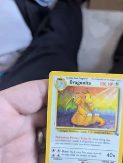 Pokemon TCG Dragonite 4/62 Fossil Unlimited Rare Holo Pokemon Card WOTC - Image 5