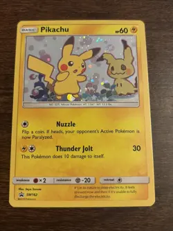 Pokemon Pikachu TCG Sun & Moon SM162 Holo Promo Card - Image 4