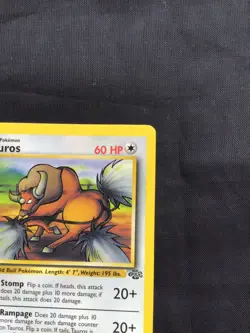 Pokemon Cards: Jungle 1st Edition Uncommon: Tauros 47/64 - Image 3