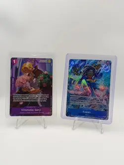 Vinsmoke Sanji OP10-063 LOTM and Kuzan OP12-043 One Piece Cards ENG Pack Fresh - Image 1