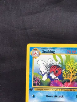 Pokemon Cards: Jungle 1st Edition Uncommon: Seaking 46/64 - Image 2