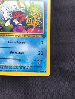 Pokemon Cards: Jungle 1st Edition Uncommon: Seaking 46/64 - Image 4